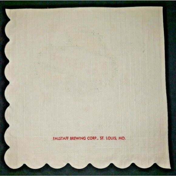 Vintage 1950's Very RARE Falstaff Brewing Co. Bar 4.75" Napkins Lot of 4 NOS - Picture 3 of 3